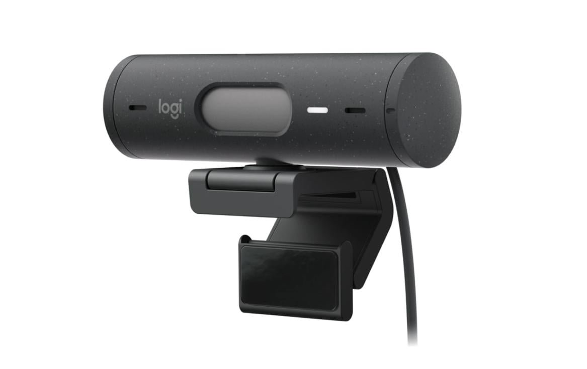 Webcam Brio 505 Graphite 1080P 30 fpsFull HD 1080p Webcam mit Belichtungskorrektur, Auto-Framing und Show-Modus
