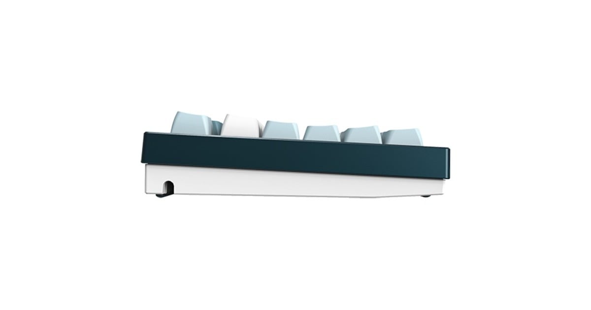 MontechMkey Freedom, toetsenbord  (Donkerblauw/wit, US lay-out, Gateron G Pro Brown, Hot-swappable, RGB, PBT)