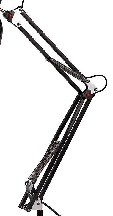 Lampe de table incandescent Ginaz GoodHome E14 noir