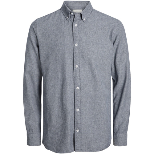 Jack & Jones - 12216466 JPRBROOK GRINDLE SHIRT LS SN NAVY BLAZER Azul