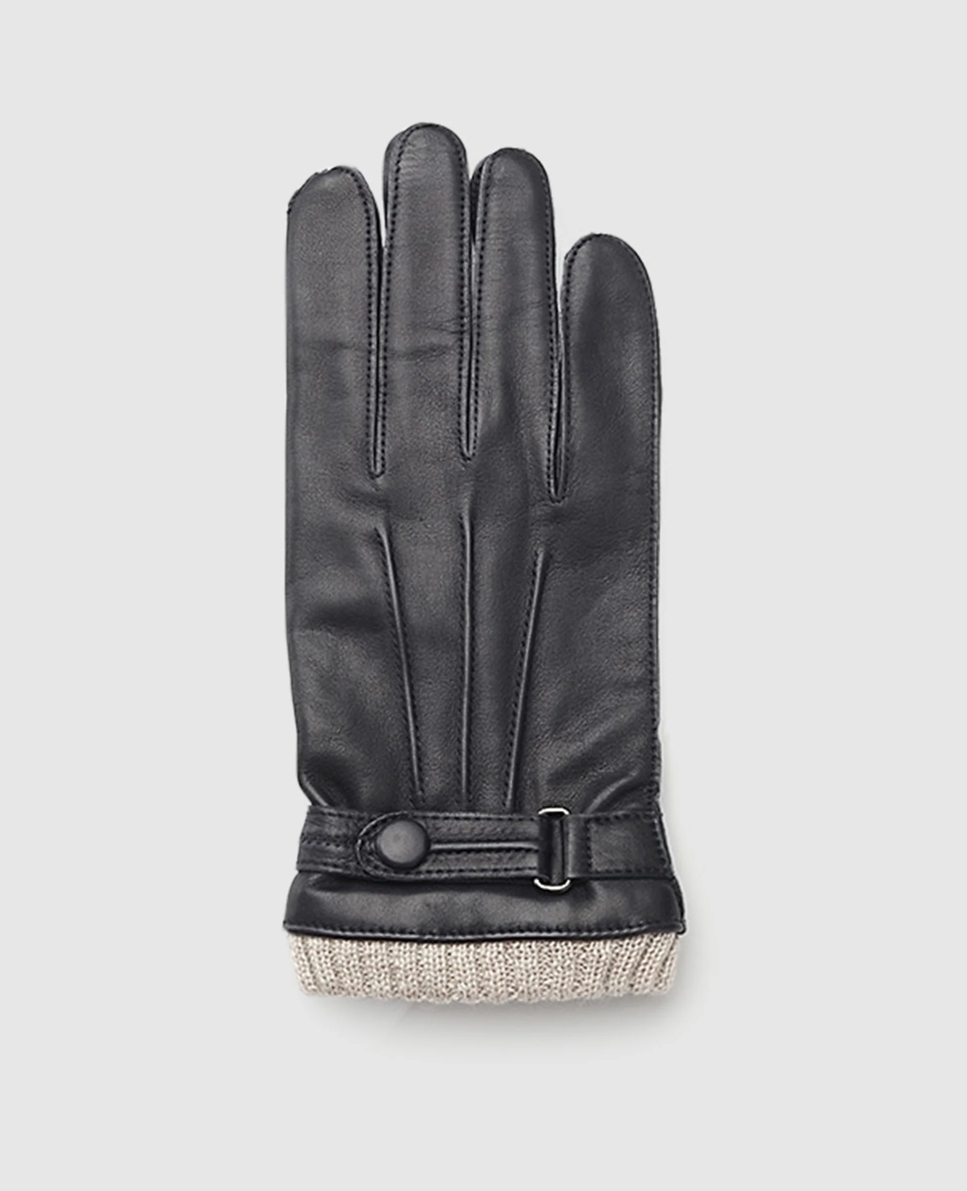 Lederhandschuhe mit Bund