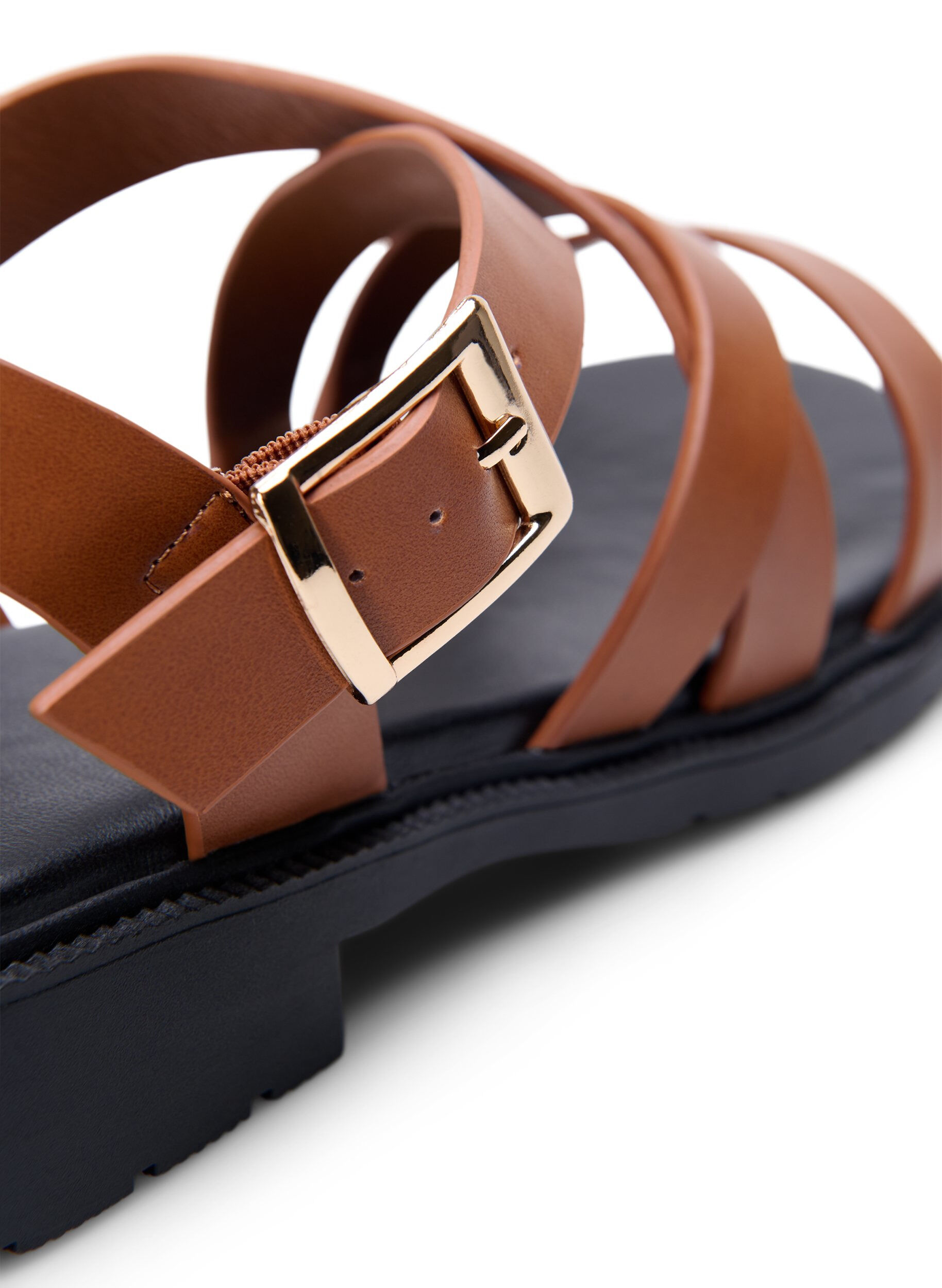 Wide fit - Sommer sandal i læder