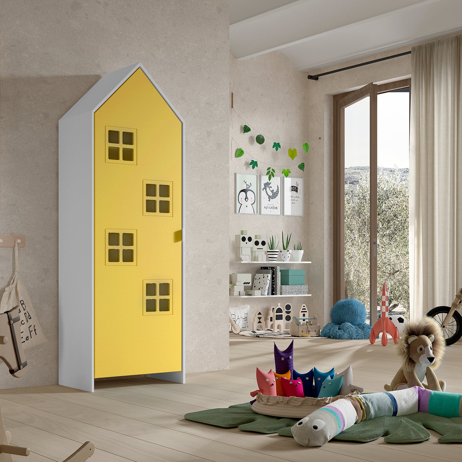 Vipack Casami Bruges Kledingkast - More Geel