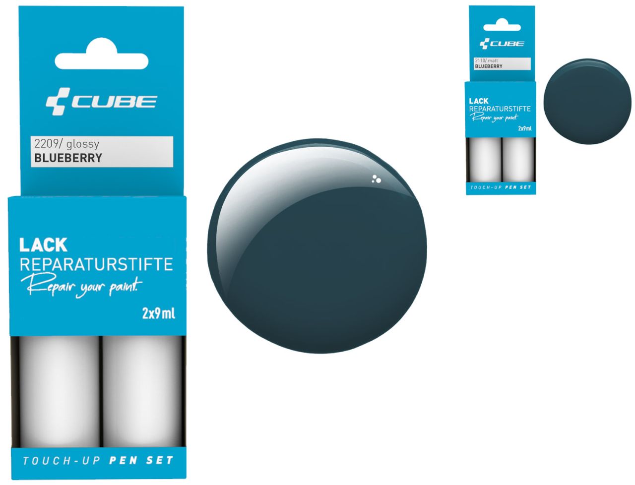 Cube Lackreparaturstift Set BLUEBERRY kaufen | Bike-Discount