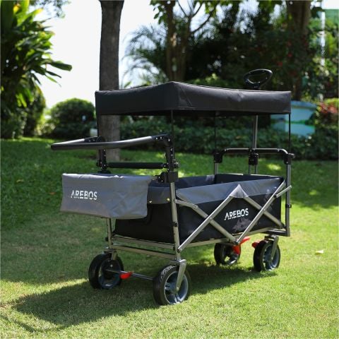 Bollerwagen mit Dach Premium
