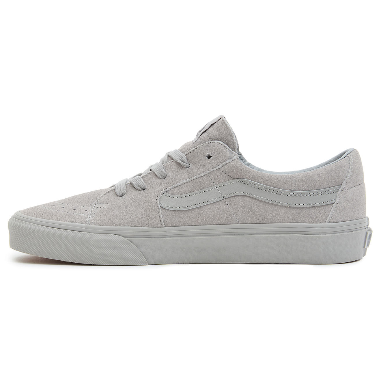 Vans Baskets en Velours de Cuir SK8-Low grises