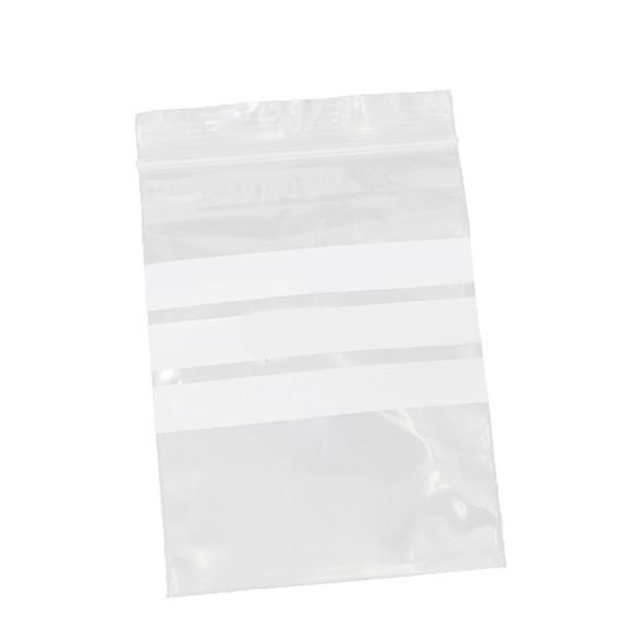 (100er Set) 6x9cm Druckverschluss Zip Beutel Wiederverschliessbare Tüten - Transparent
