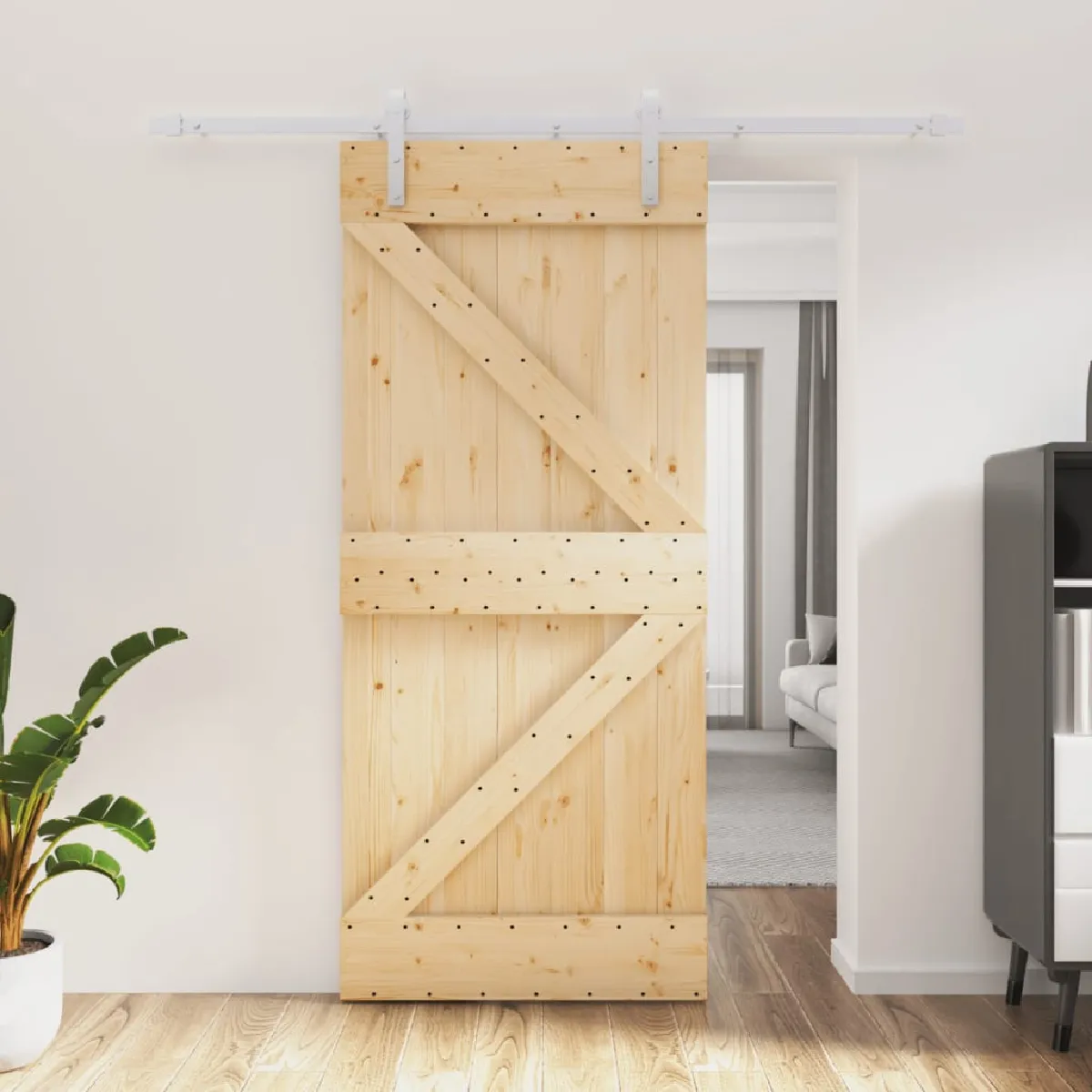 vidaXL Porte coulissante 90x210 cm