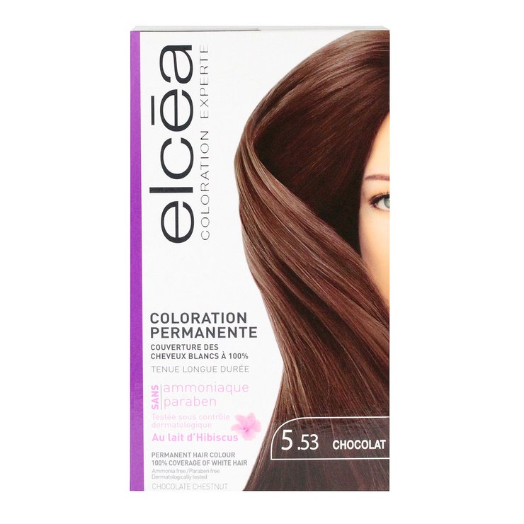 Coloration permanente couleur 5.53 chocolat