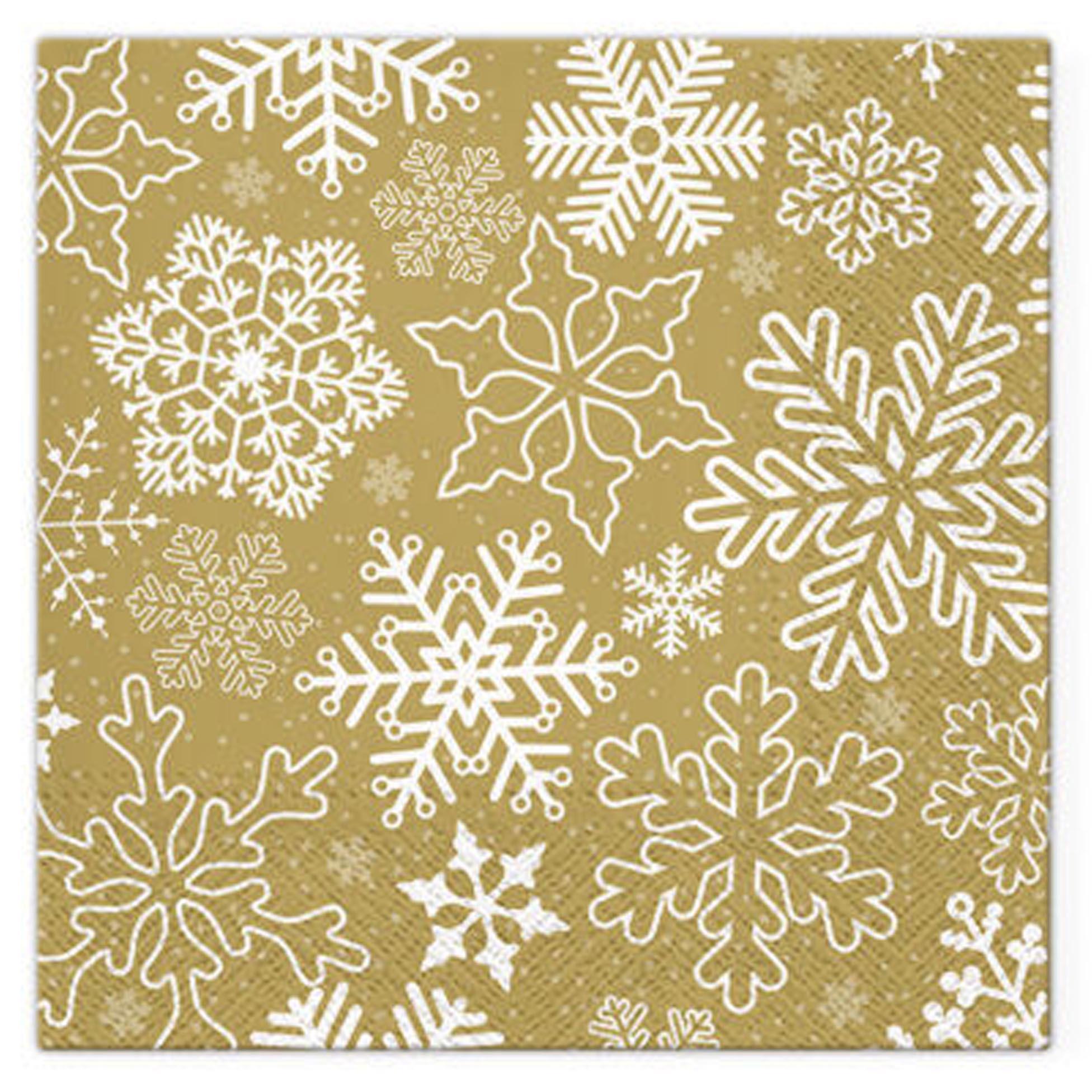 SERVIETTE FLOCONS 33X33CM X20 PIECES