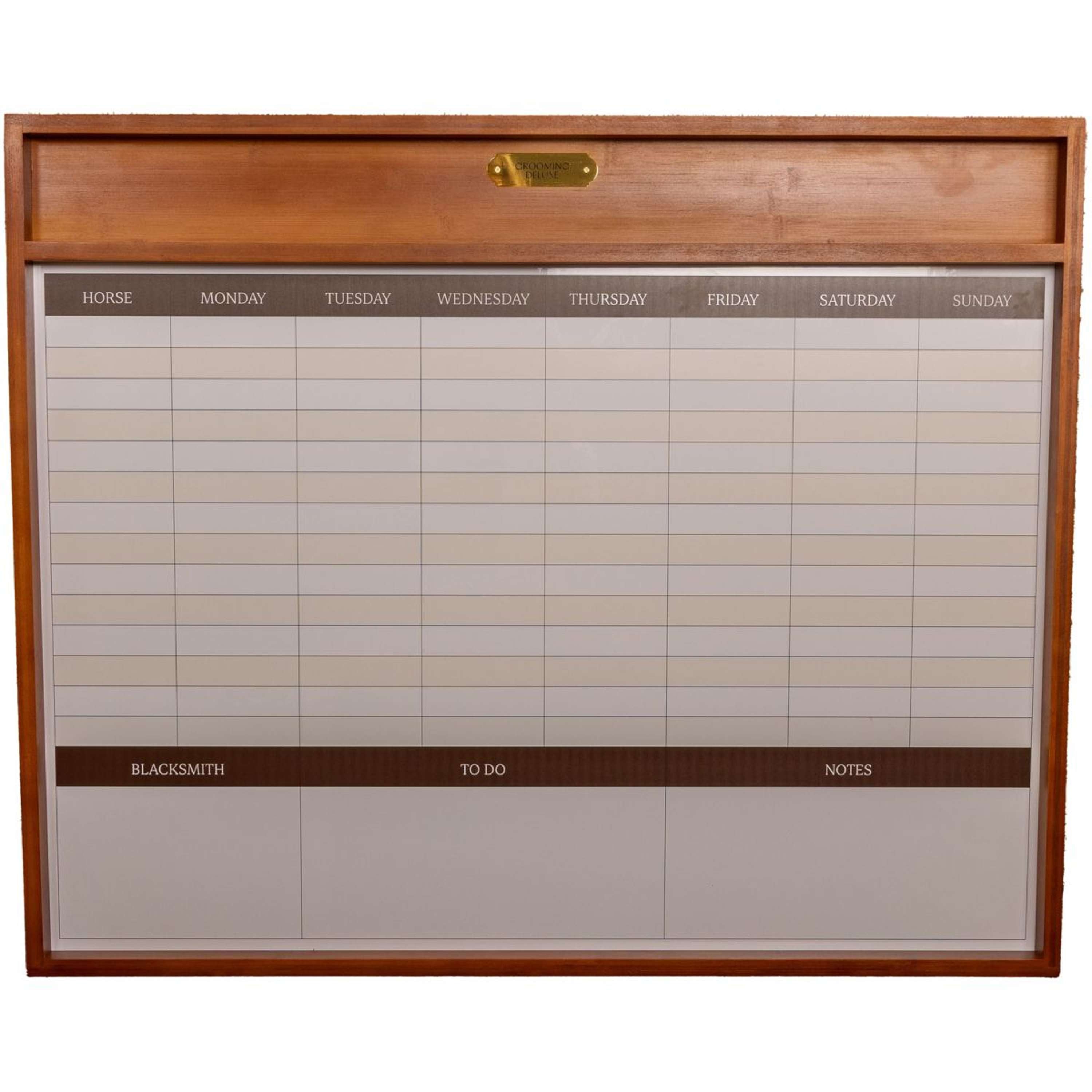 Kentucky Stable Planner Magnetic 100x84cm Bruin