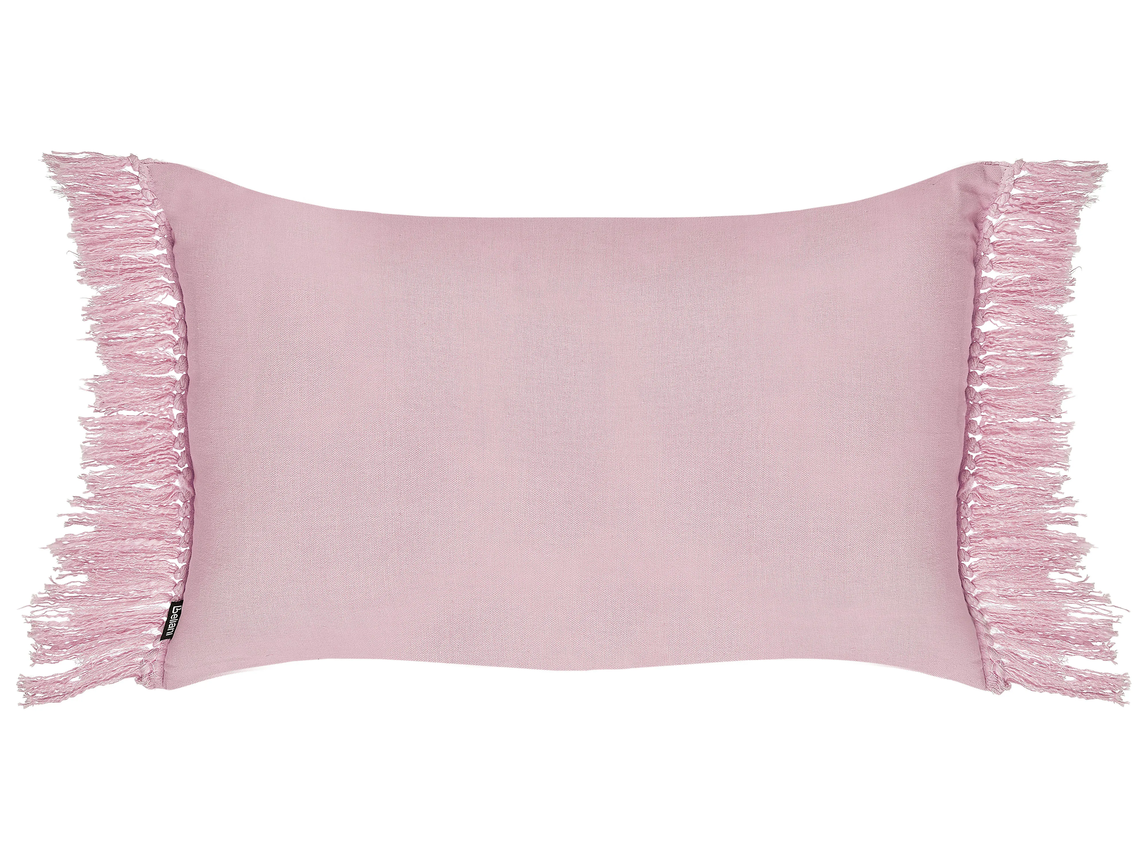Set van 2 sierkussens TANSY Katoen 40 x 60 cm Roze effen