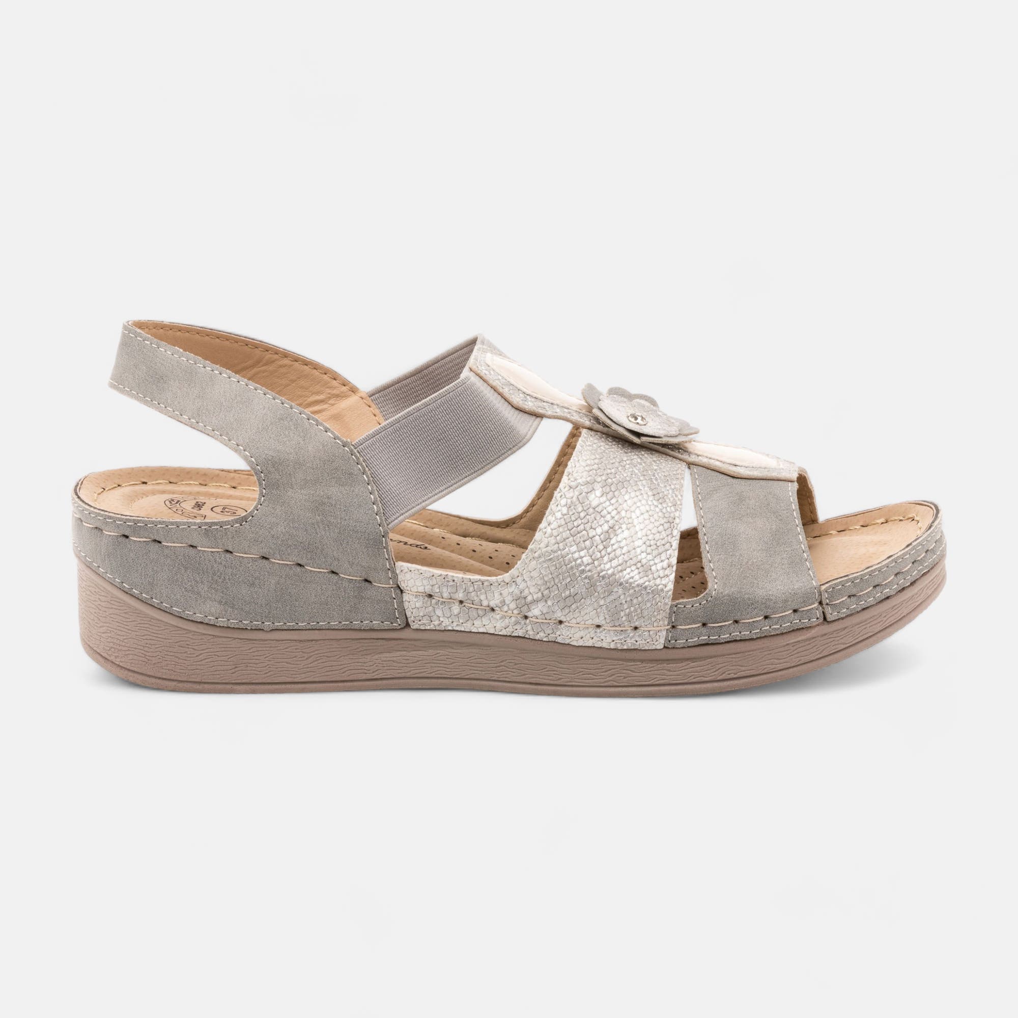 Sandales Femme gris