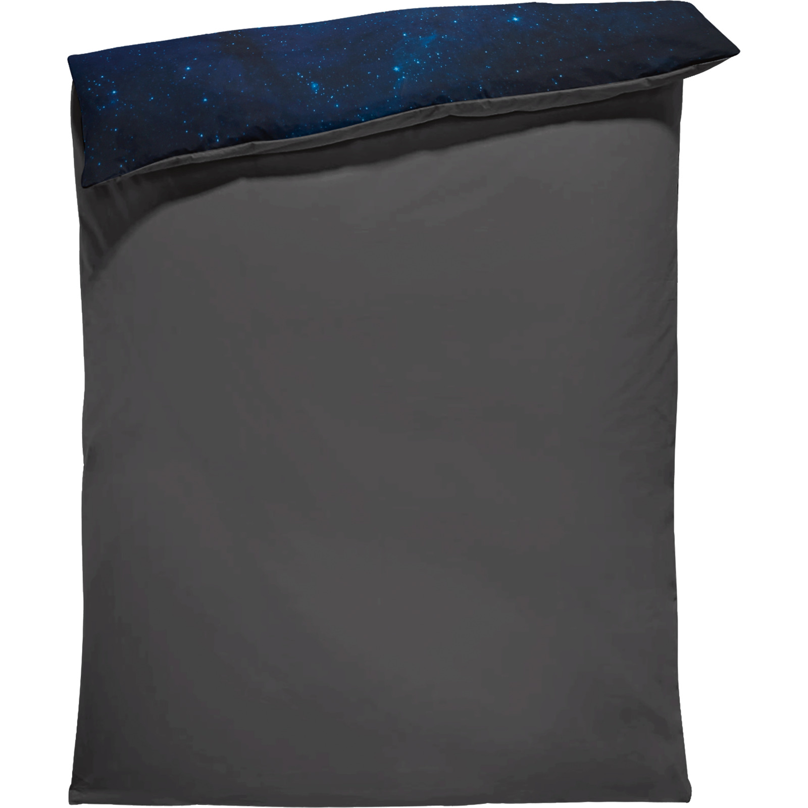 Bettwäsche Renforcé blau Universe 50x70 Kissenbezug