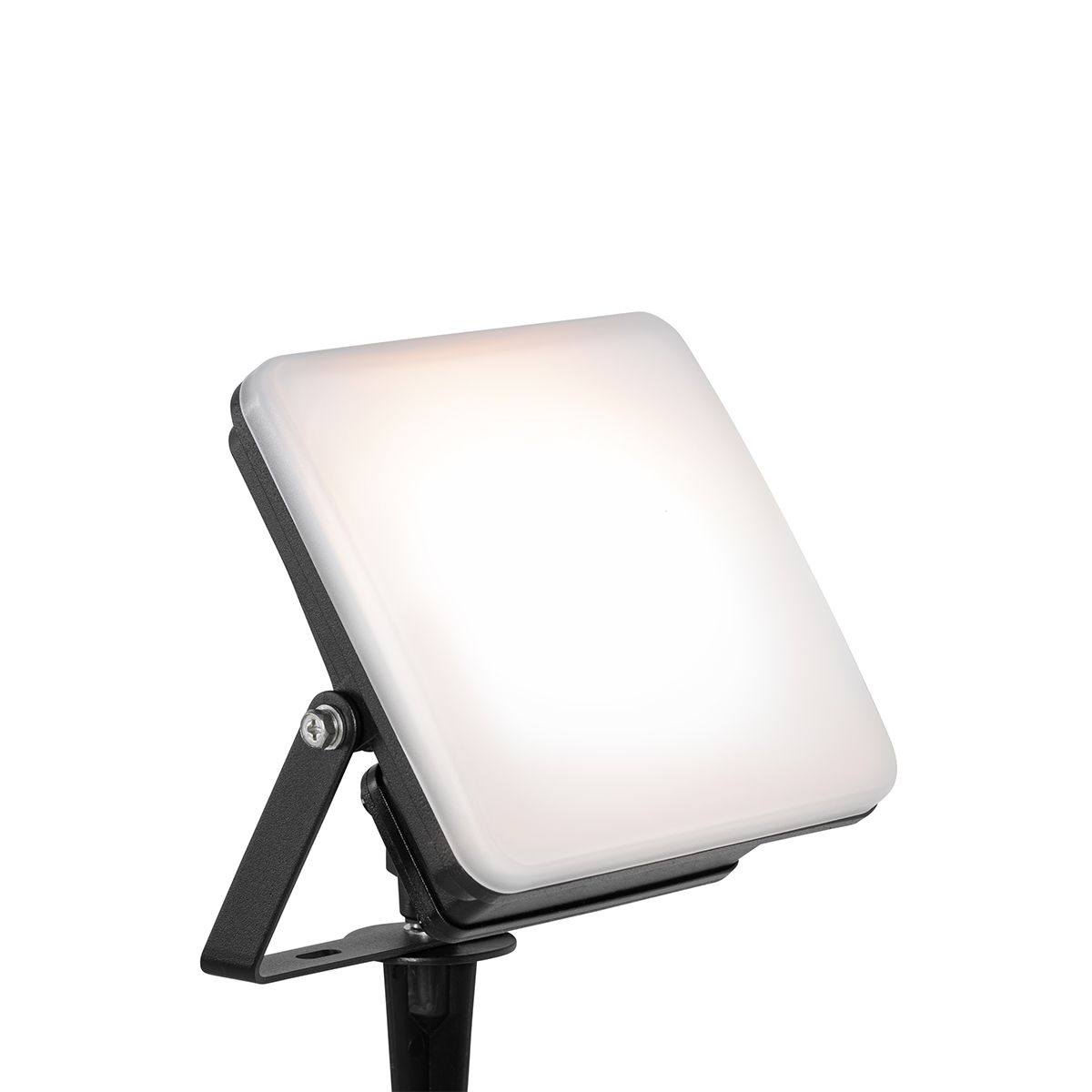 Smart straler zwart 14,5 cm incl. LED IP65 met grondpin - Ruud