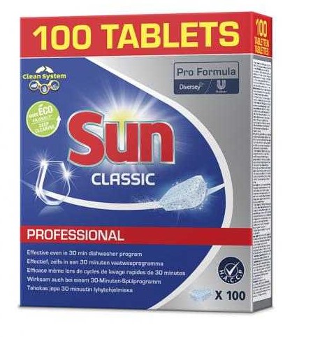 Sun Vaatwastabletten – Classic (100 stuks)