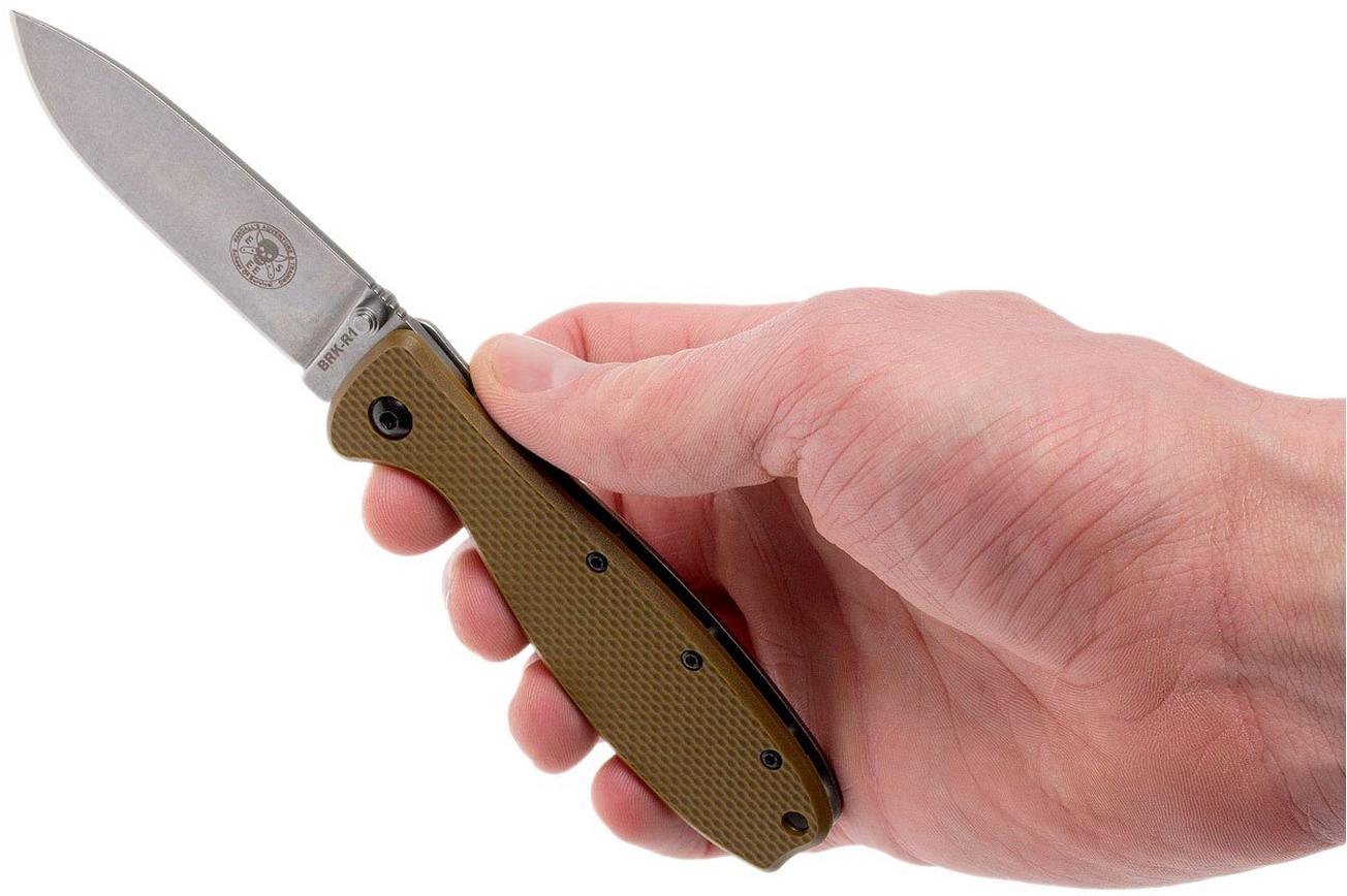 ESEE Knives Zancudo D2 Coyote Brown-Stonewashed, BRKR2CB zakmes