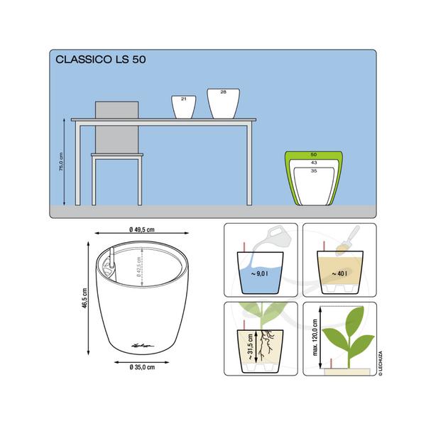LECHUZA® CLASSICO LS, All-in-One-Set