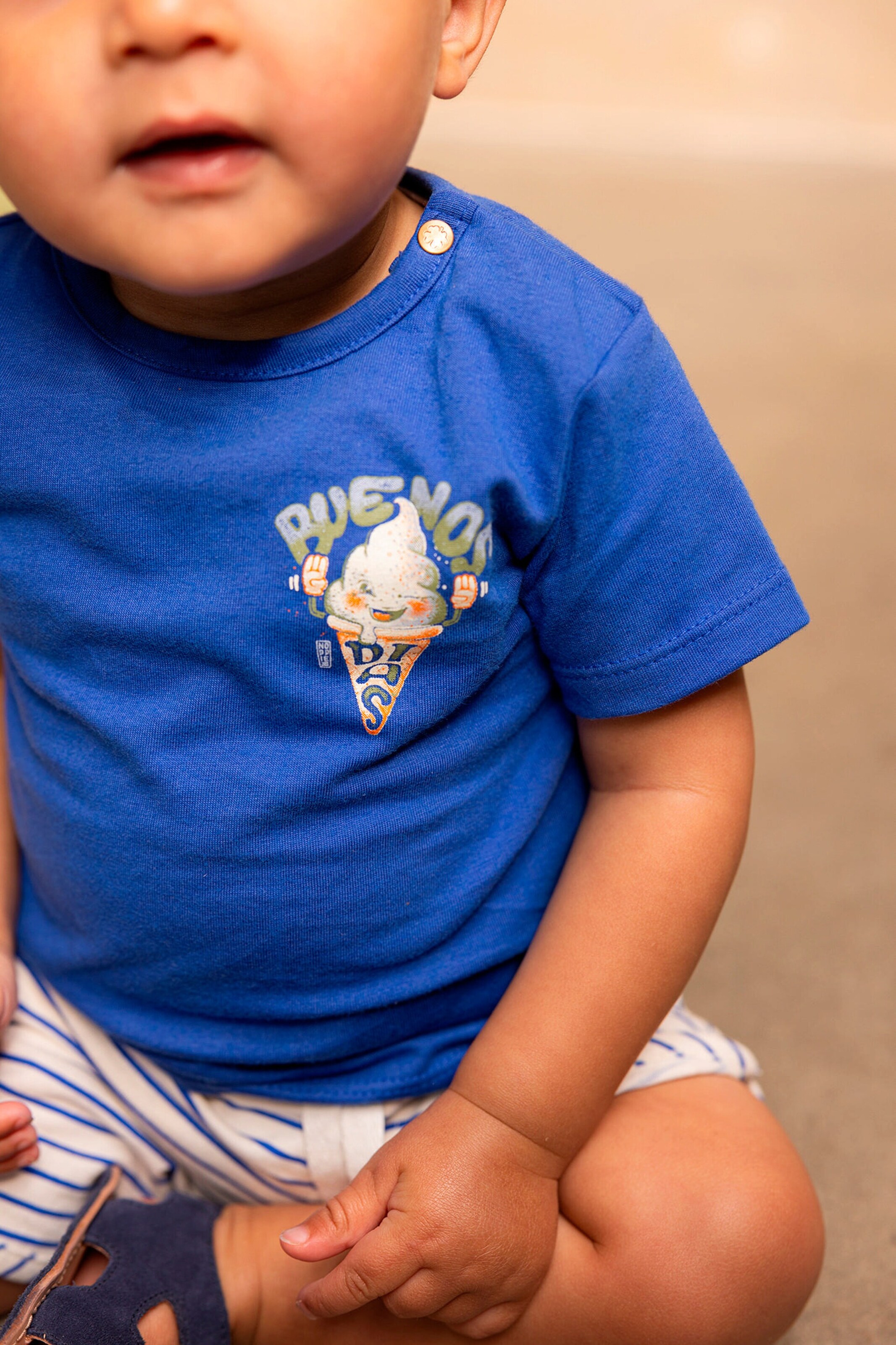 Noppies Baby T-shirt Oloron Dazzling Blue