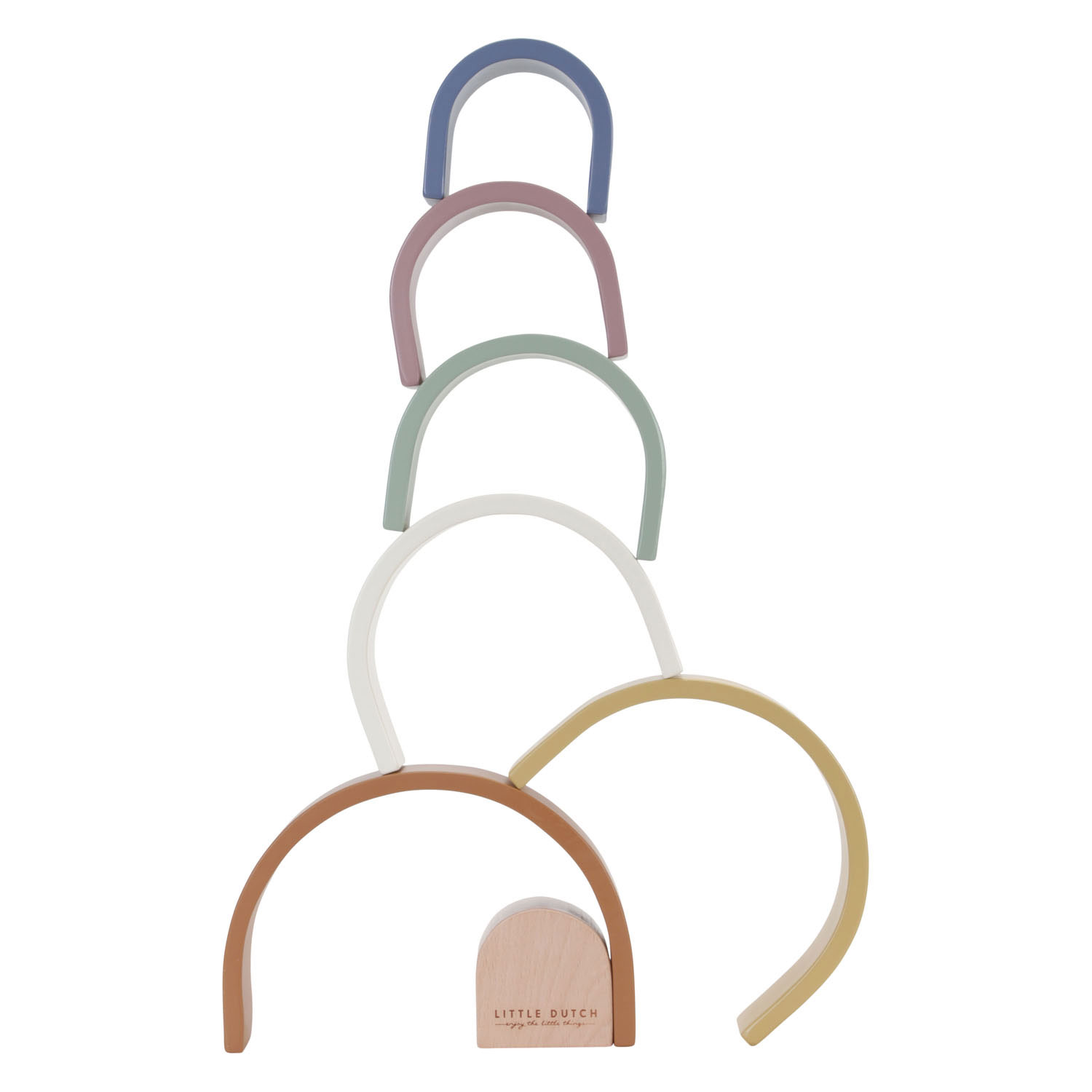 Little Dutch Houten Regenboog Blokken Vintage FSC