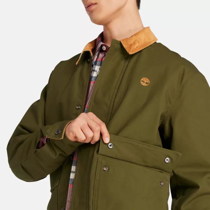 Jaqueta Strafford Isolante Masculina na Cor Verde