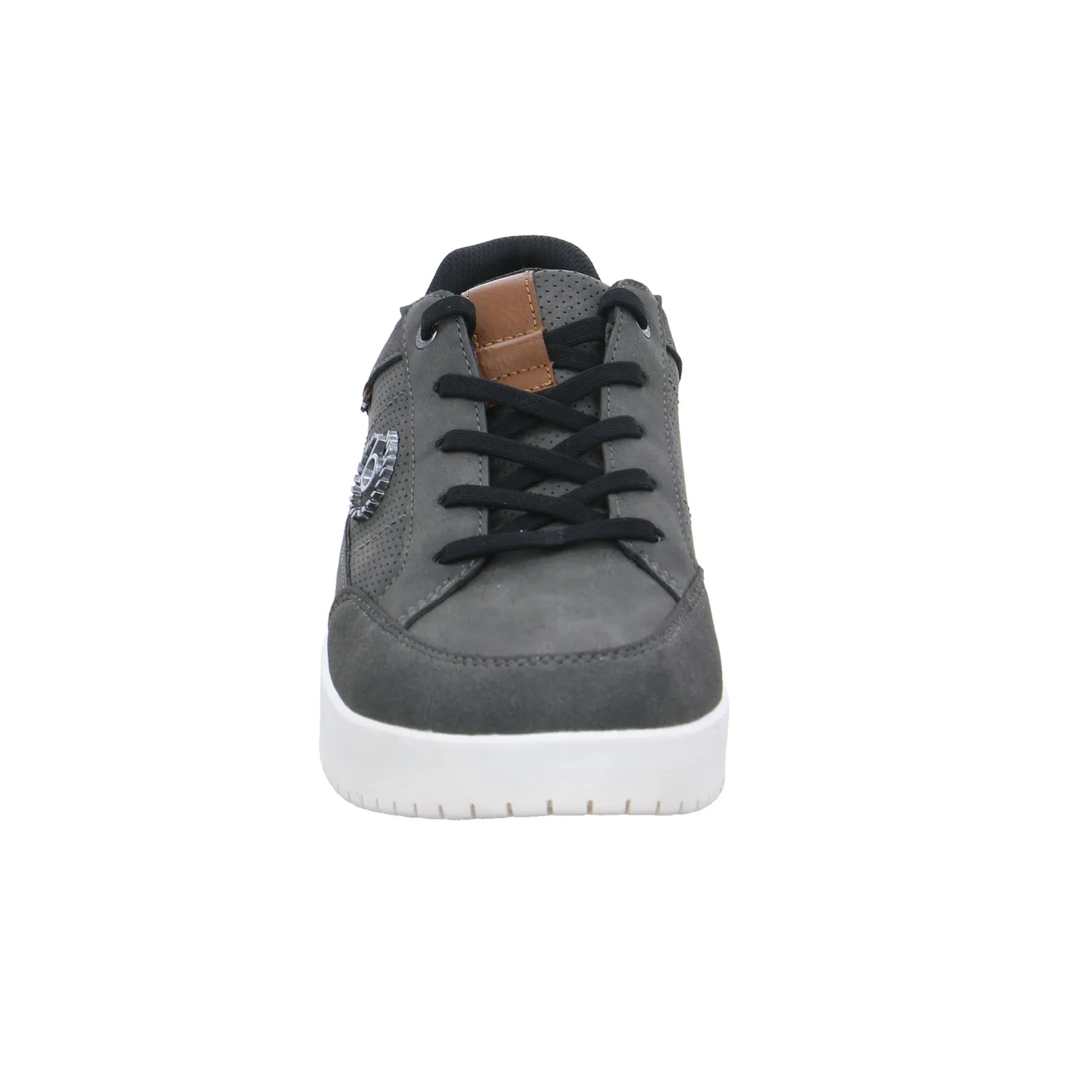 BUGATTI SHOES Halbschuhe Sneaker Grau Lederimitat