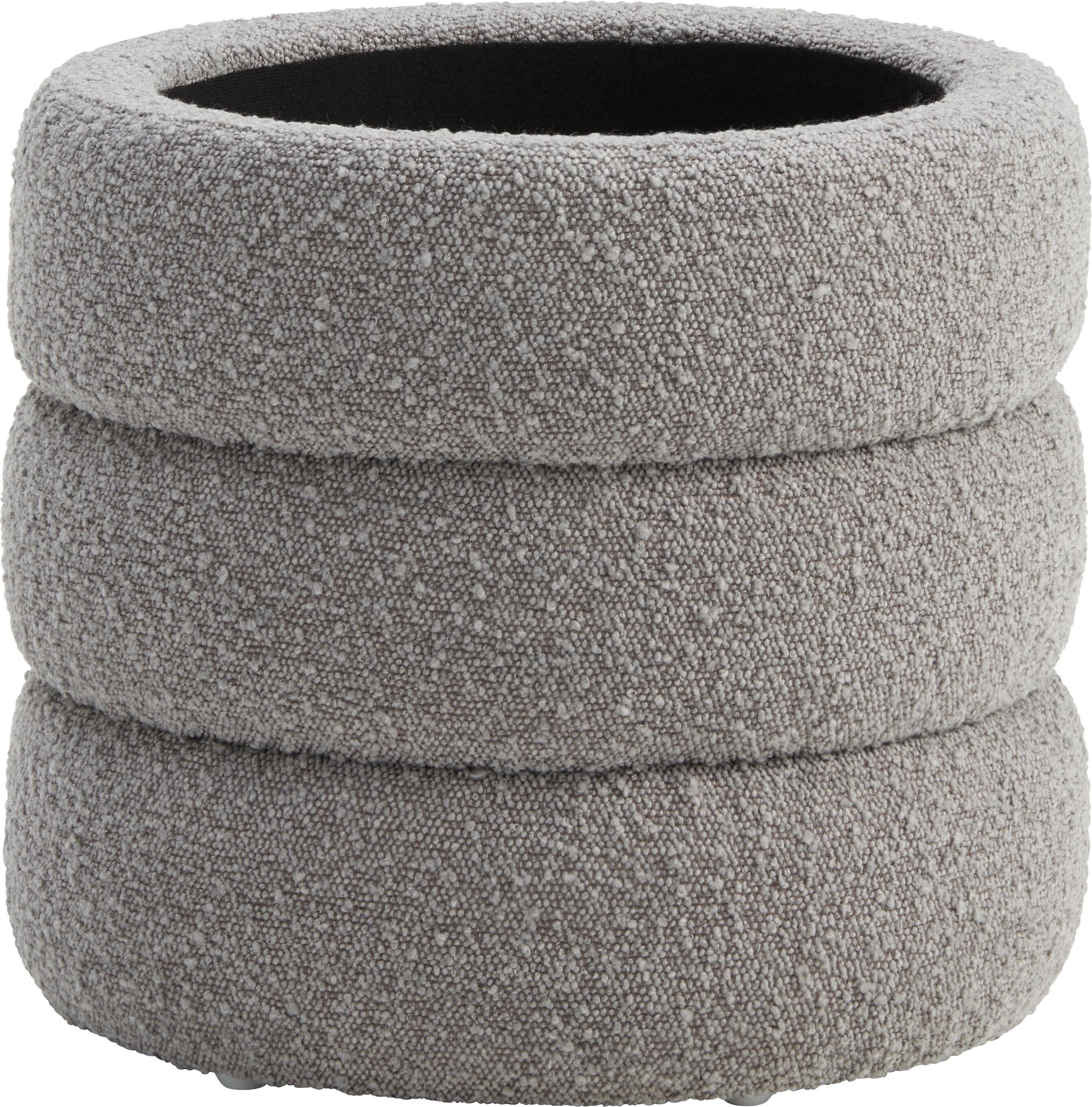 LIYA Hocker - Anthrazit / H: 47.0 cm
