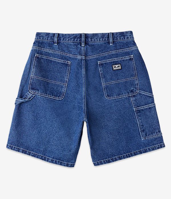 Obey Bigwig Denim Capenter Shorts (stone wash indigo)