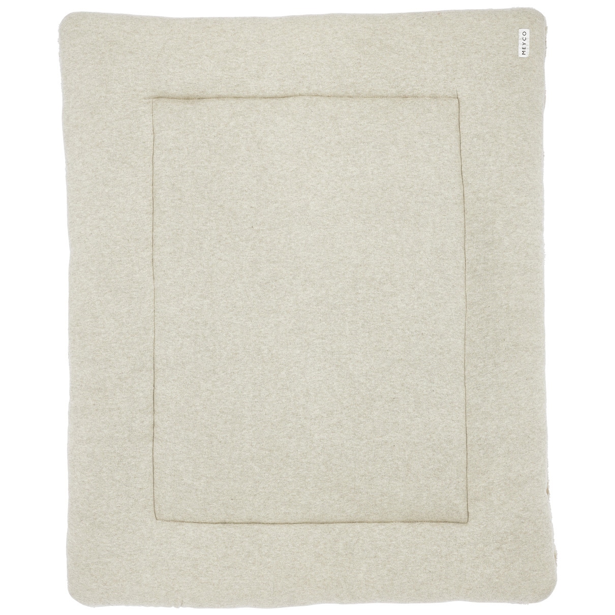 Meyco boxkleed Knit basic met teddy beige