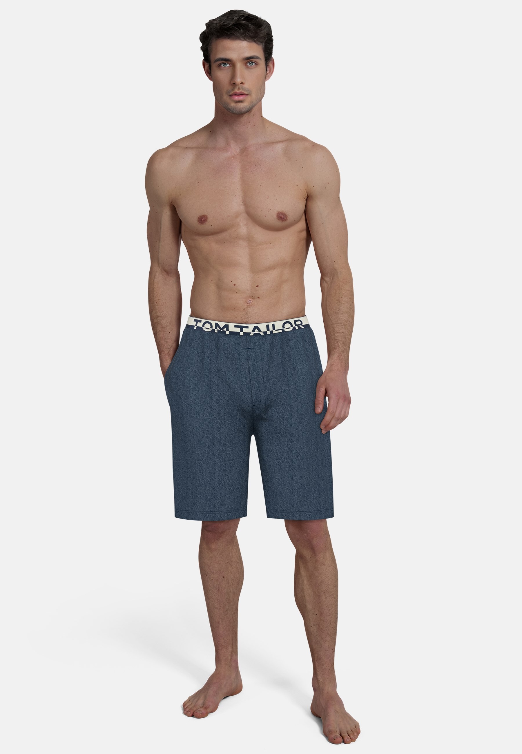 TOM TAILOR Bermudas »Brügge«  Logobund, Seitentaschen, locker, bequem, atmungsaktiv, Baumwollmix