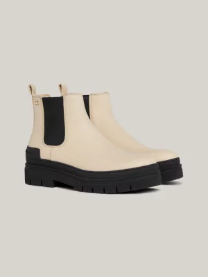Botas casuais de couro até o tornozelo