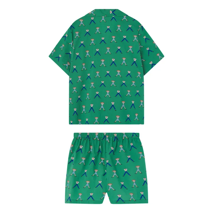 The Animals Observatory Ensemble Chemise et Short Magpie | Vert