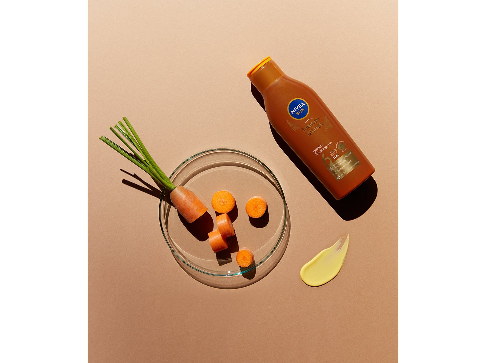 LOÇÃO CENOURA INTENSE BRONZE FP6 NIVEA SUN 200 ML