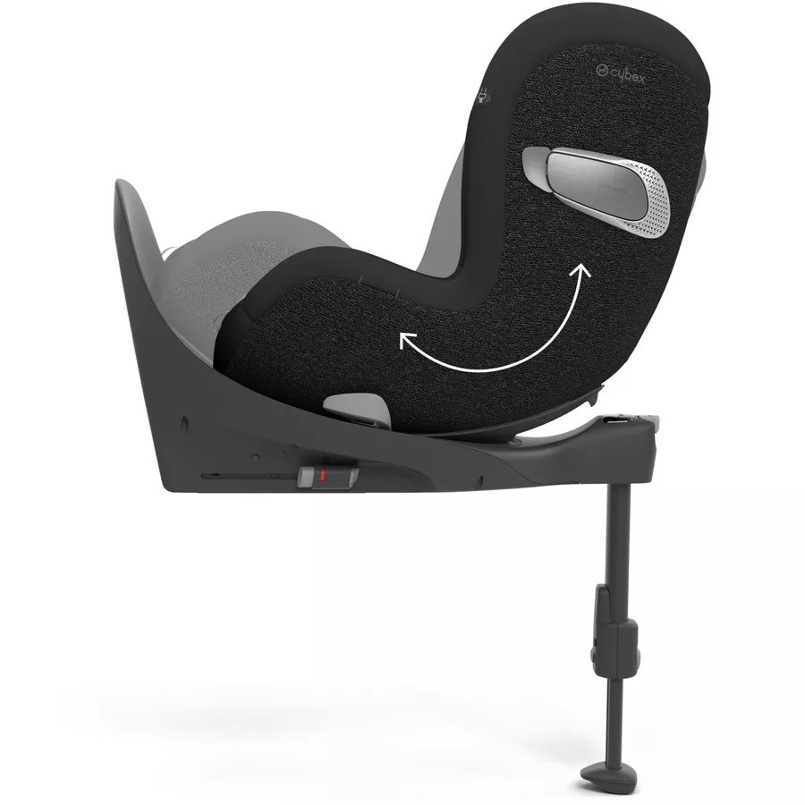 cybex PLATINUM Reboarder Sirona T I-Size Sepia Black mit Basisstation Base T