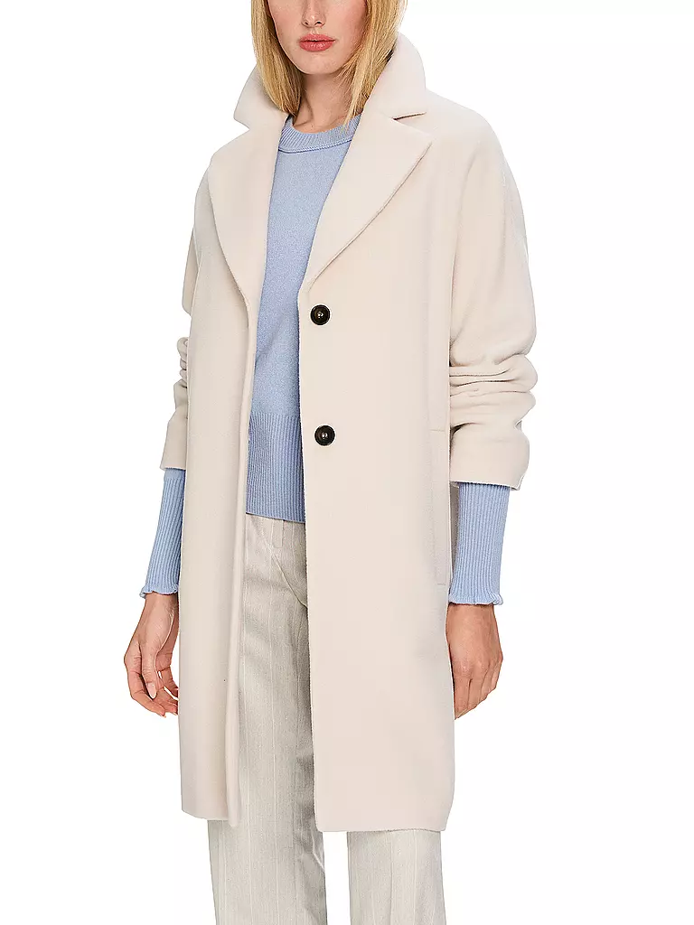 MARC CAIN  Wollmantel creme