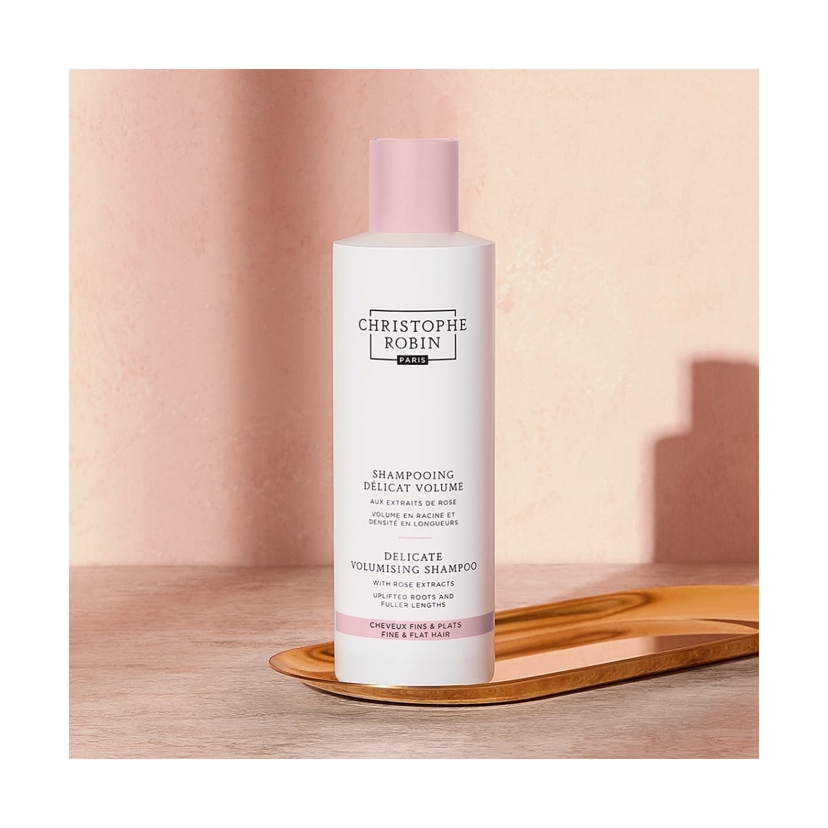Christophe Robin Rituel Volume Shampooing Délicat Volume aux Extraits de Rose