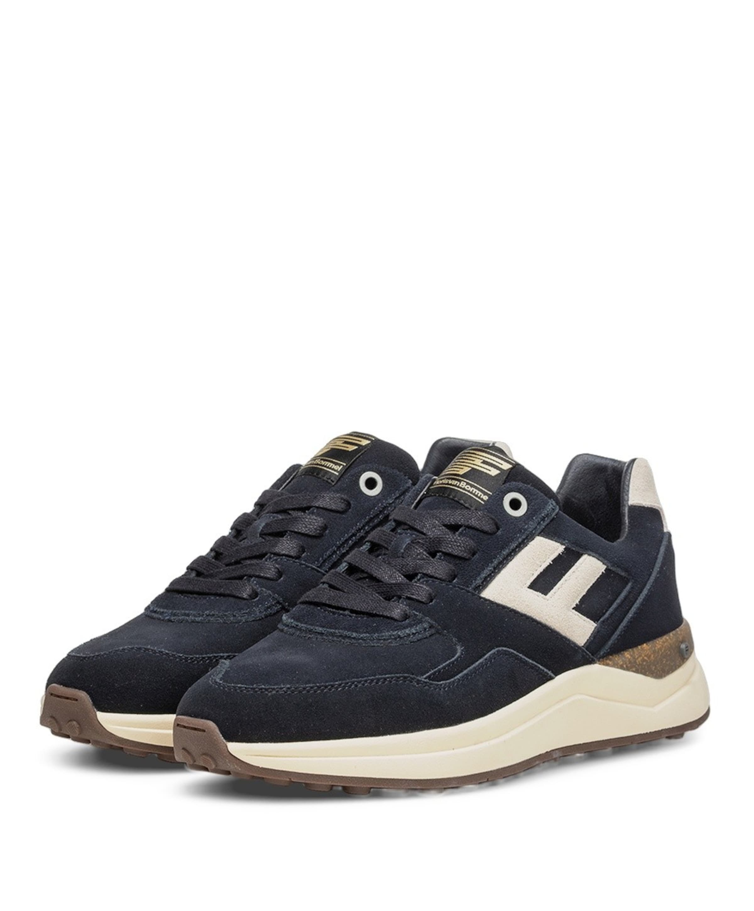 Floris van Bommel heren veterschoenen blauw