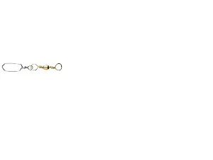 Okuma Norwegian Snap Swivel Size 4 Brass - 8pcs