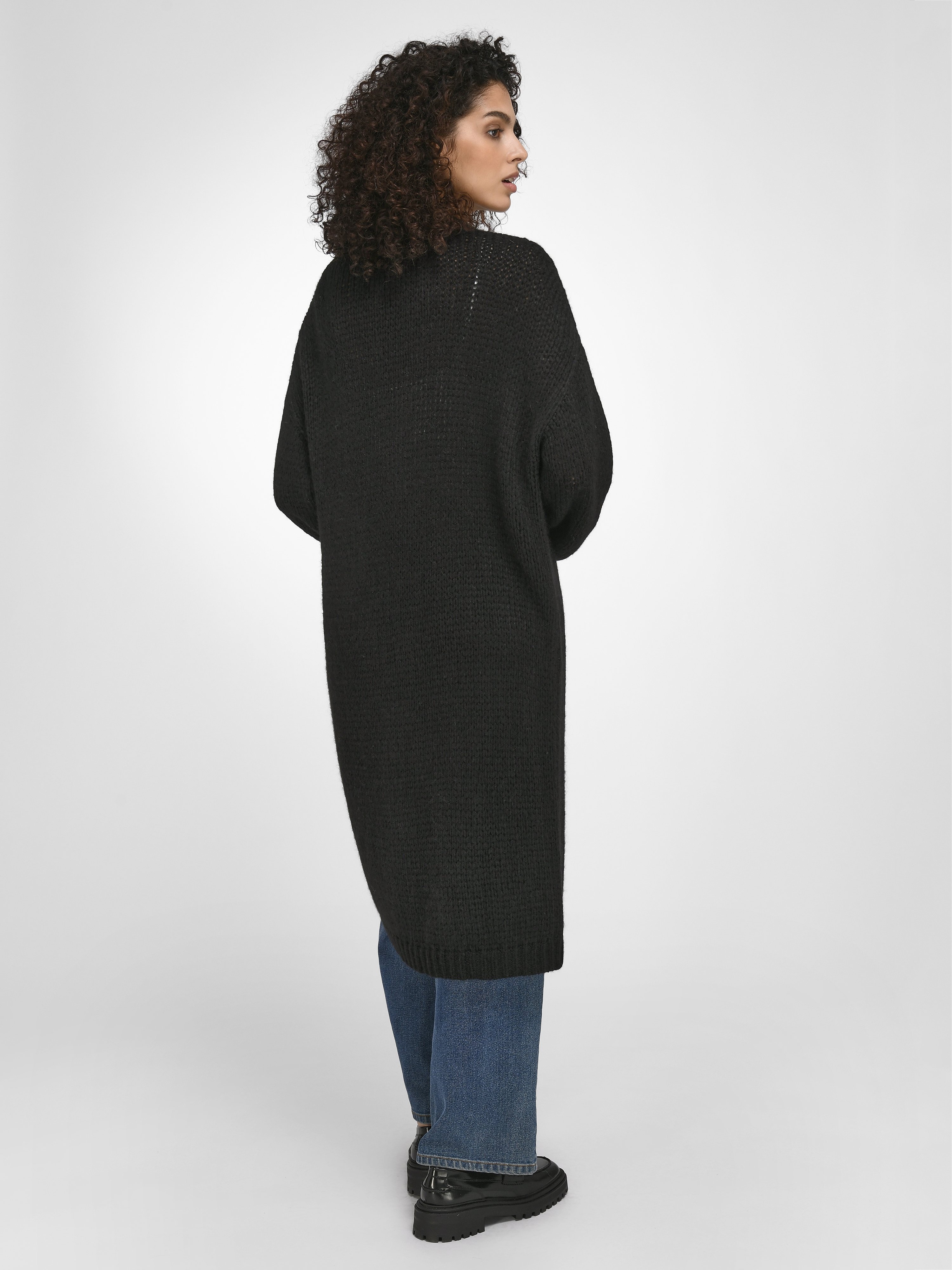 Strickmantel mit Glockenarm