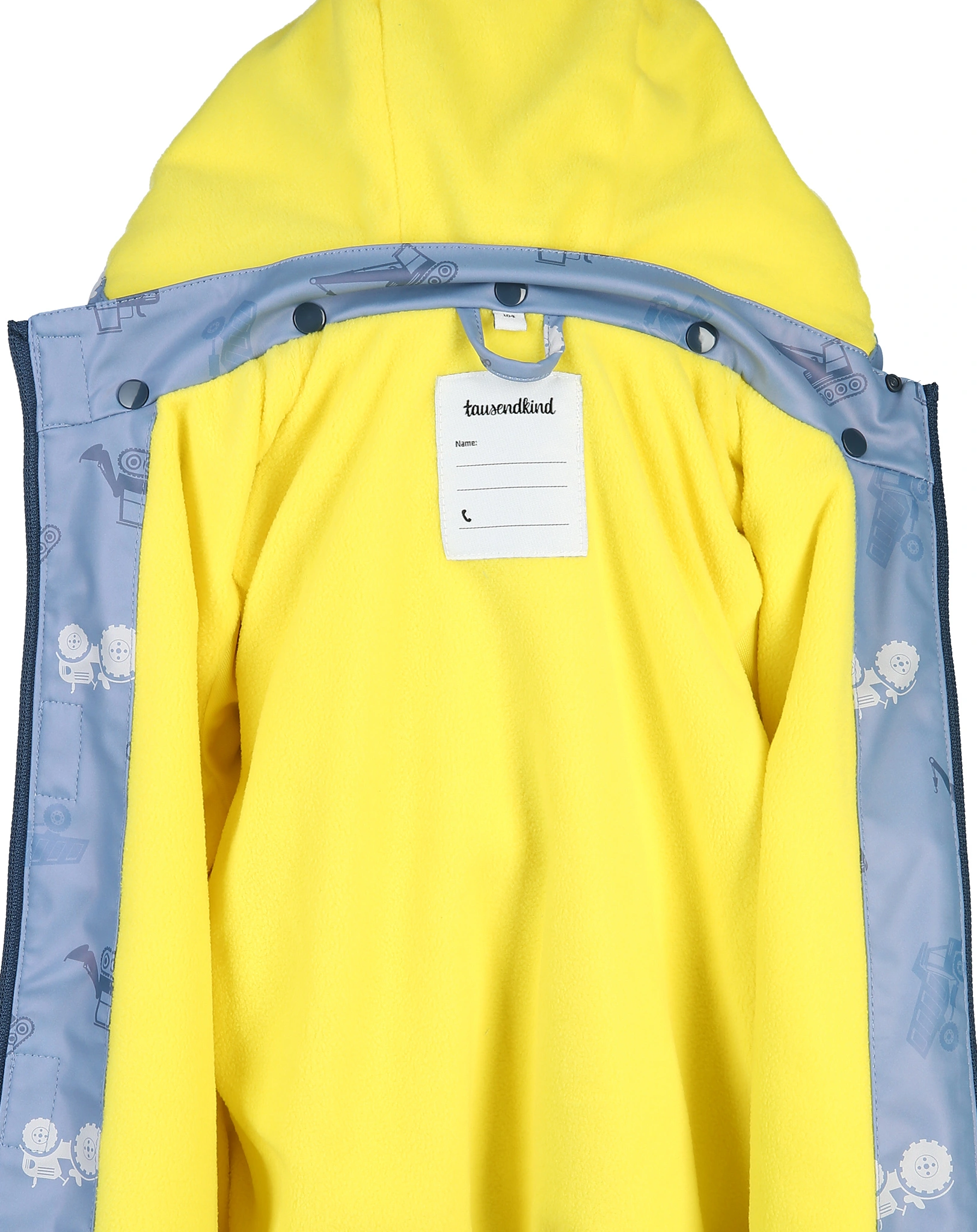 Regenjacke TRUCK gefüttert in adriatic blue
