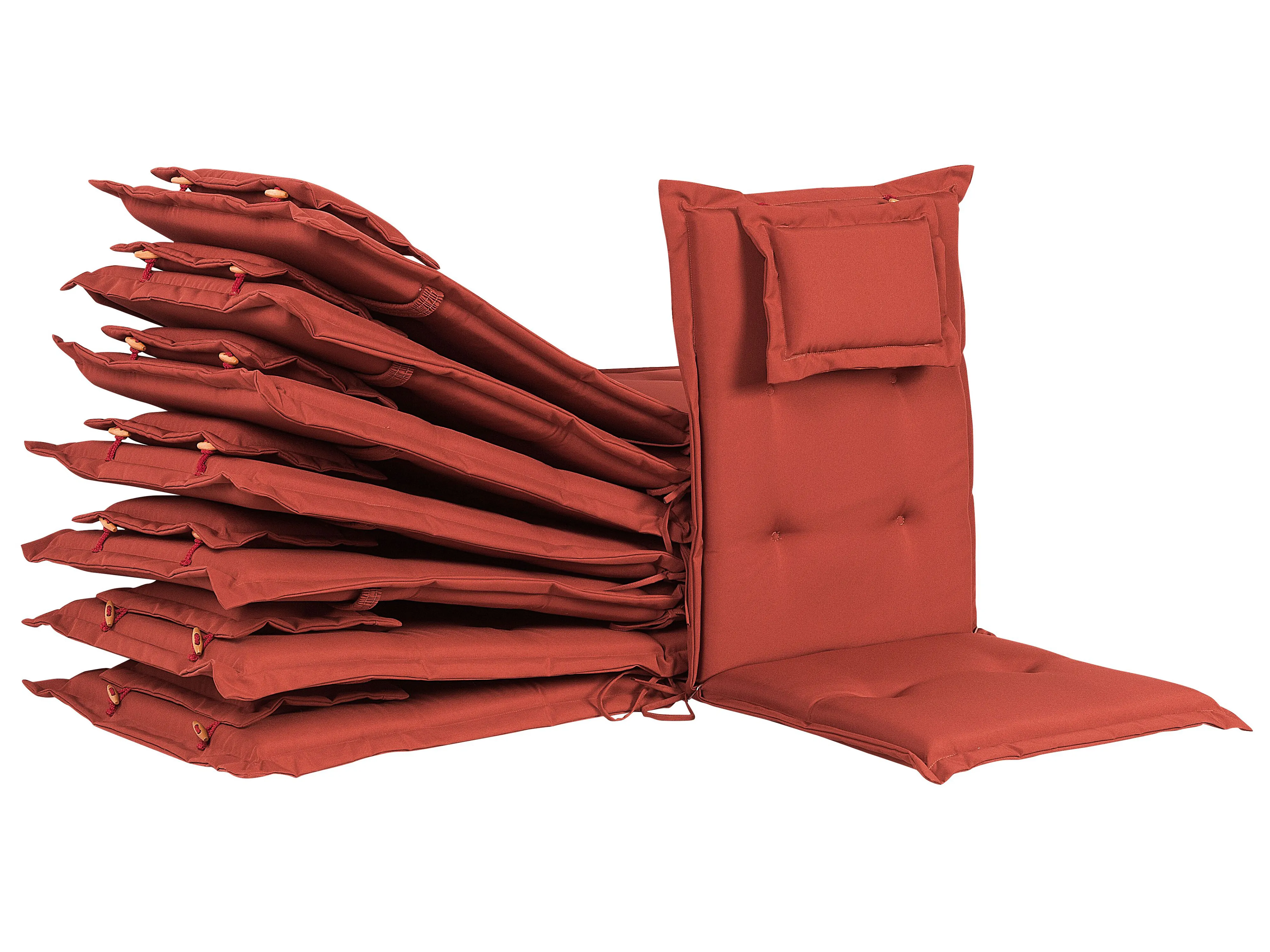 Tuinset 8-zits MAUI II met parasol Acaciahout Donkerrood