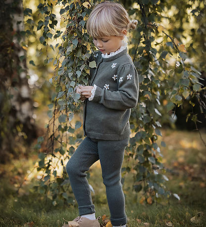 Fliink Leggings - Strik - Benna Rib - Beetle