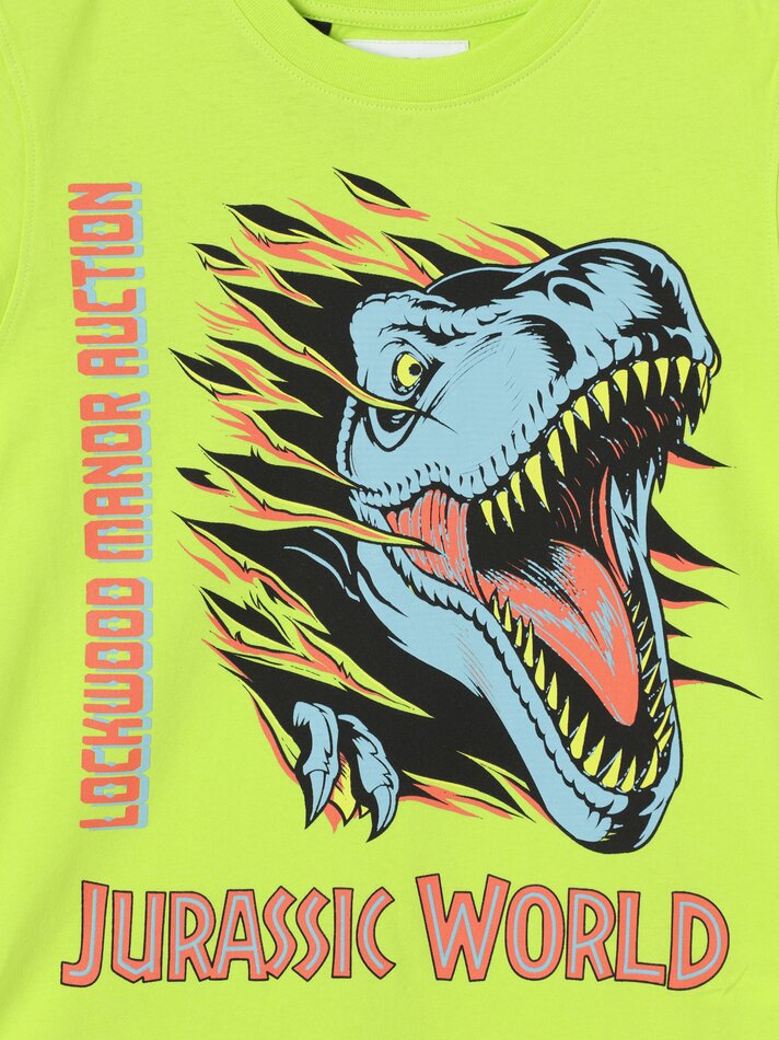 Camiseta estampada Junassic Park - Verde Pistache