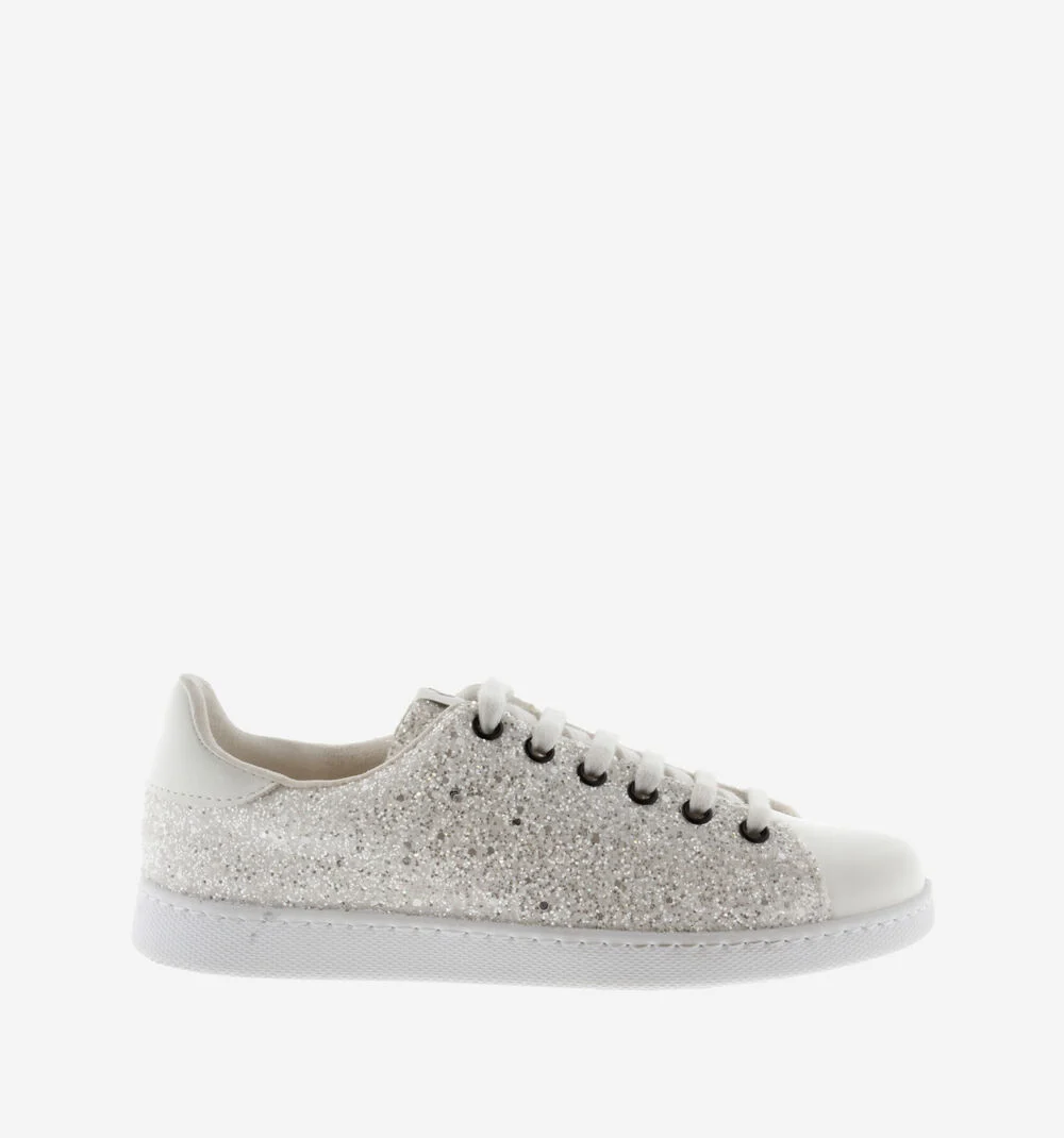 TENIS VICTORIA GLITTER Baskets glitter pour femme BLANCO