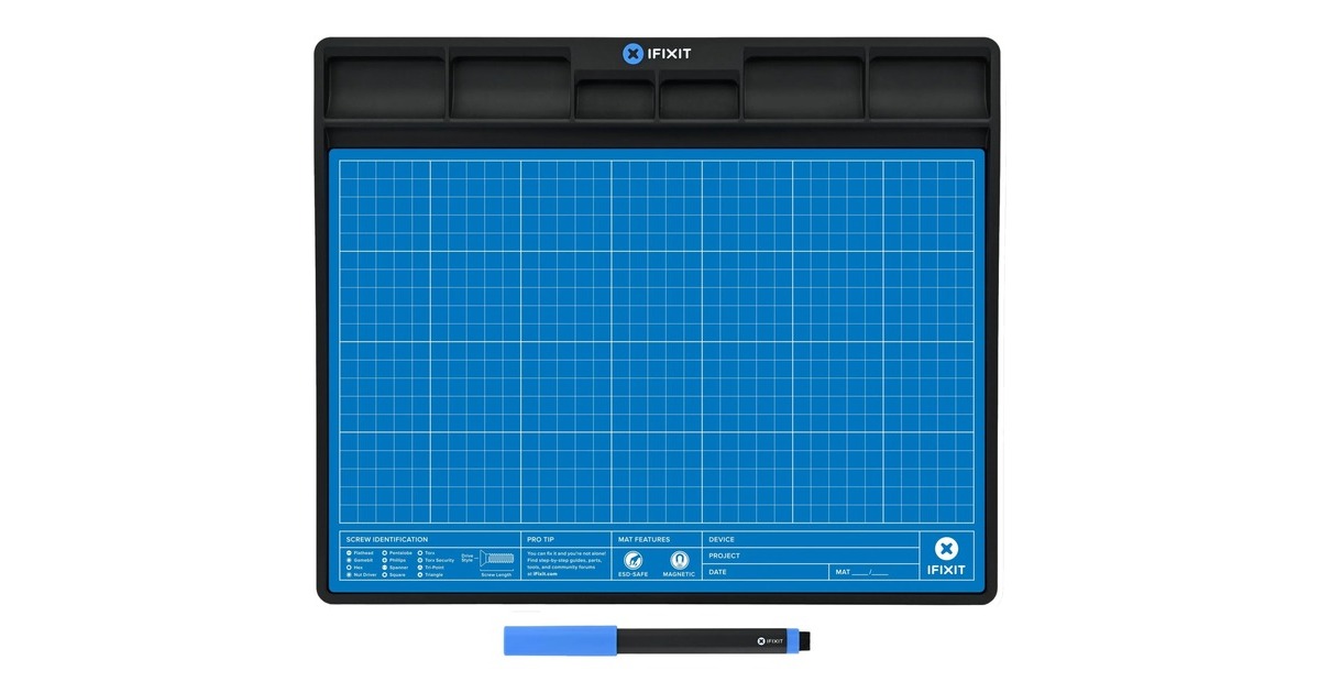 iFixitFixmat beschermingsmat  (Blauw/zwart)