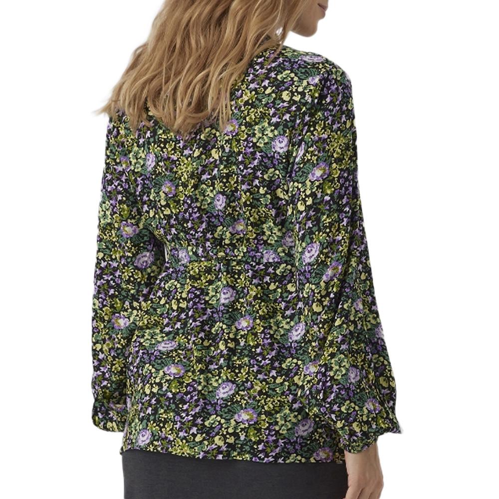 Mamalicious Blouse Noir/Jaune Femme Mamalicious Lia
