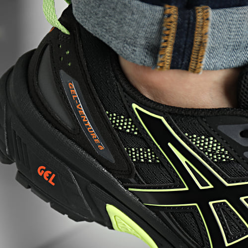 Baskets Gel Venture 6 1203A245 Black Lime Green