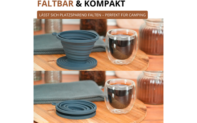 Westmark faltbare Kaffeefilter aus Silikon