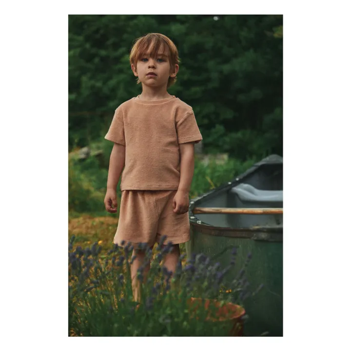 Poudre Organic T-Shirt Orgeat Eponge | Rose pêche