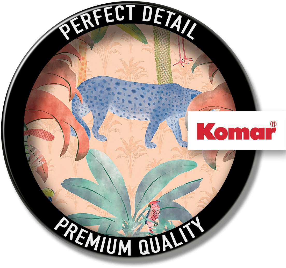 Komar Fototapete »Digitaldruck Vlies -  Safari Pattern - Grösse 300 x 250 cm« bedruckt glatt Wohnzimmer, Schlafzimmer